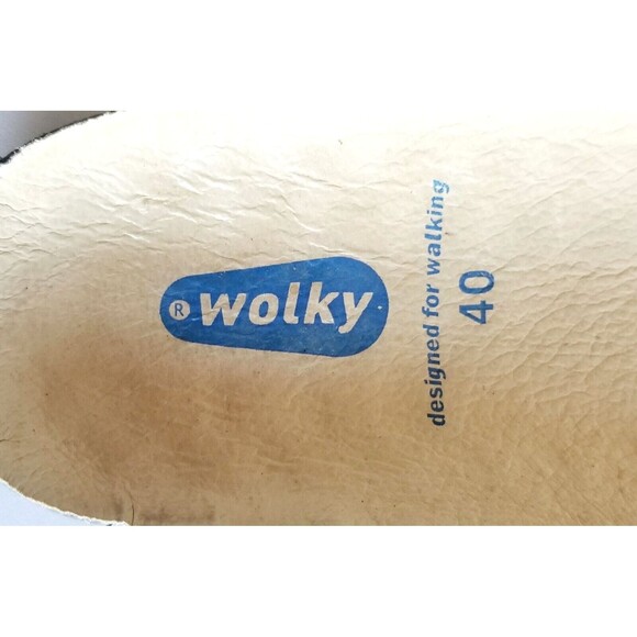 WOLKY Women's Jacquerie Booties Red Dessin Suede Sz 9 40 Lace Up Ankle Boots - Picture 4 of 13